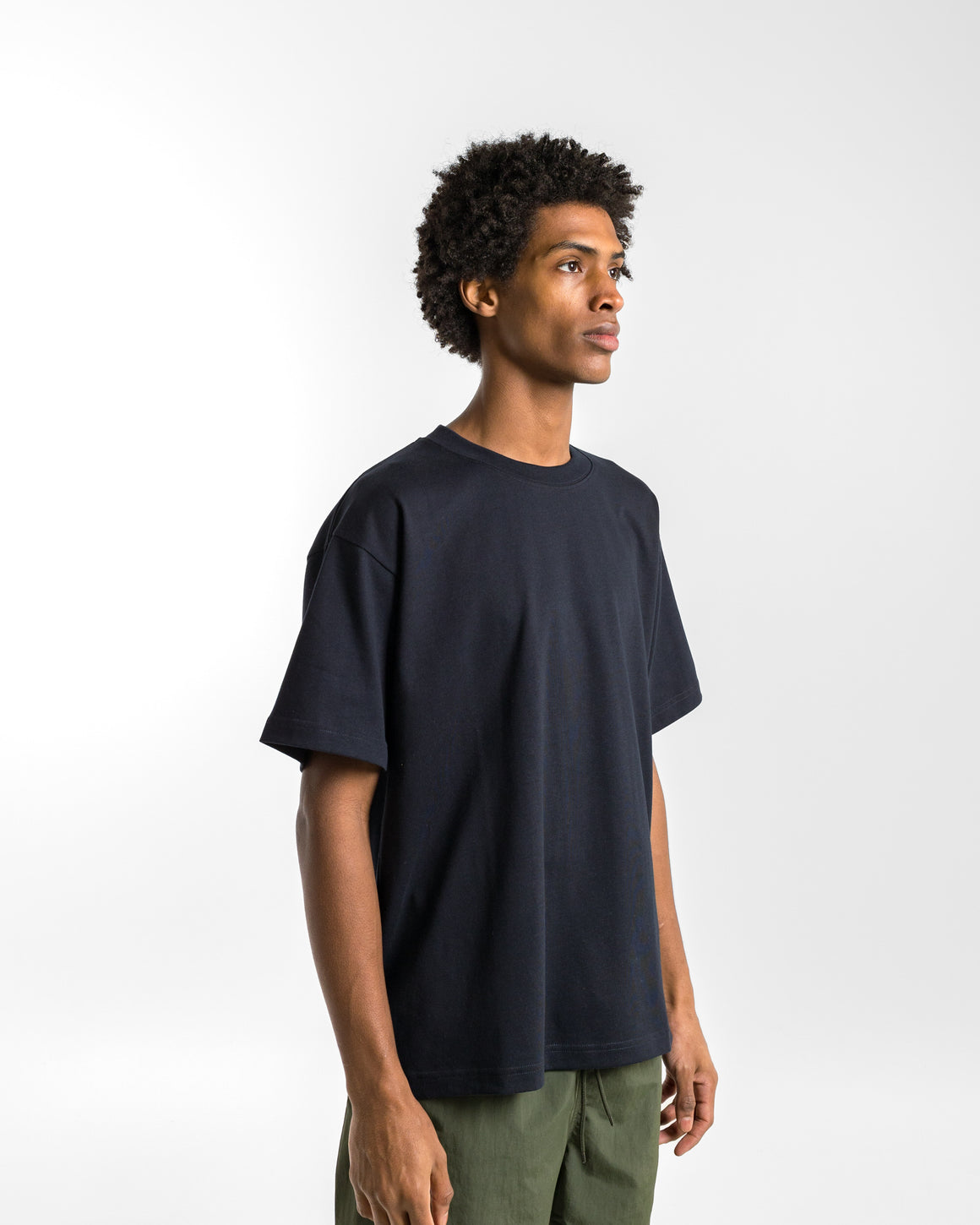 Norse Projects - Standard Heavy Loose T-Shirt - Dark Navy - UP THERE