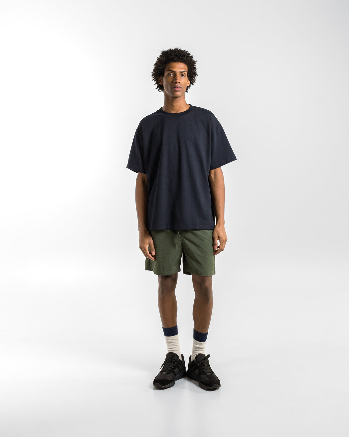 Norse Projects - Standard Heavy Loose T-Shirt - Dark Navy - UP THERE
