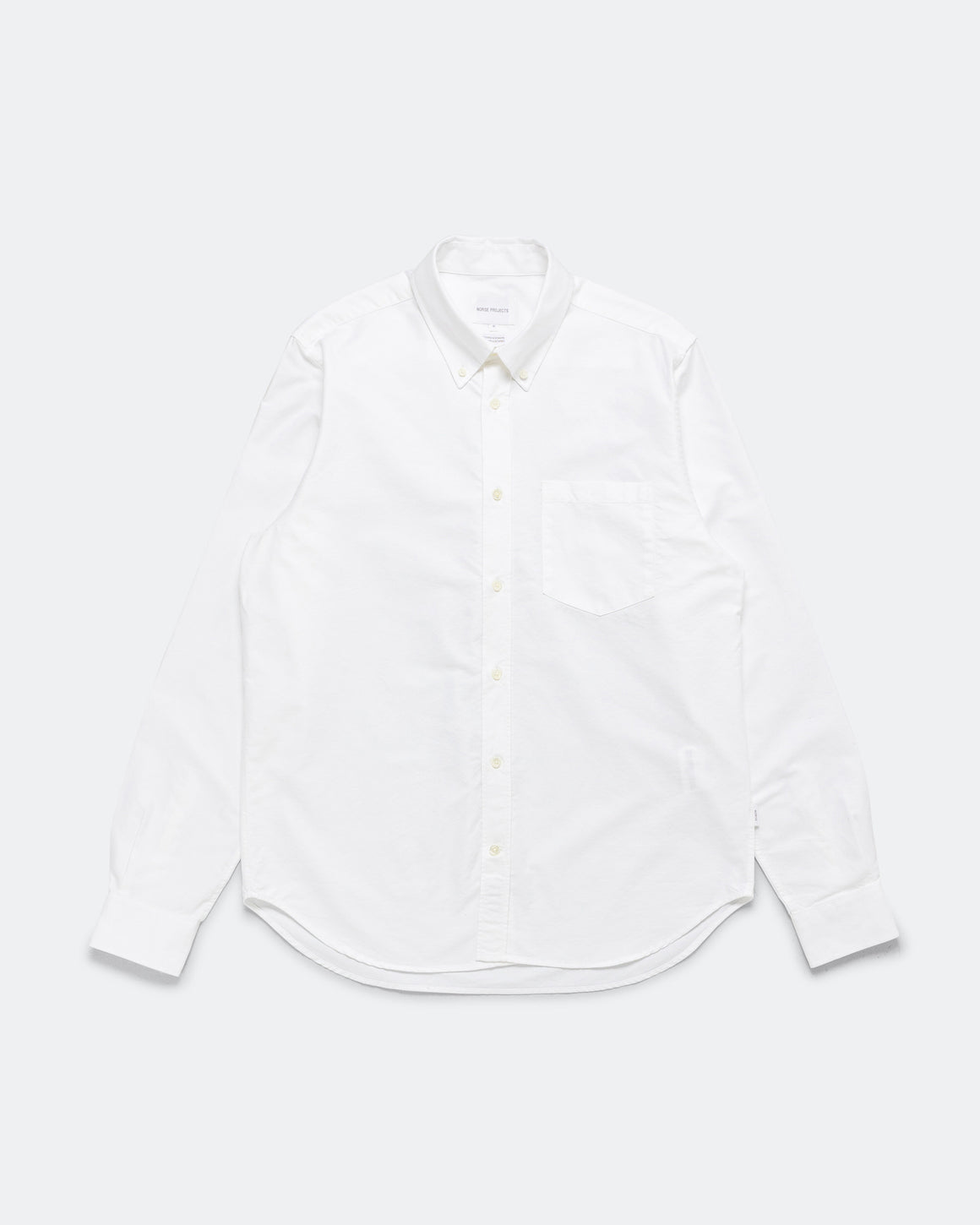 Norse Projects - Standard Oxford BD Shirt - White - UP THERE