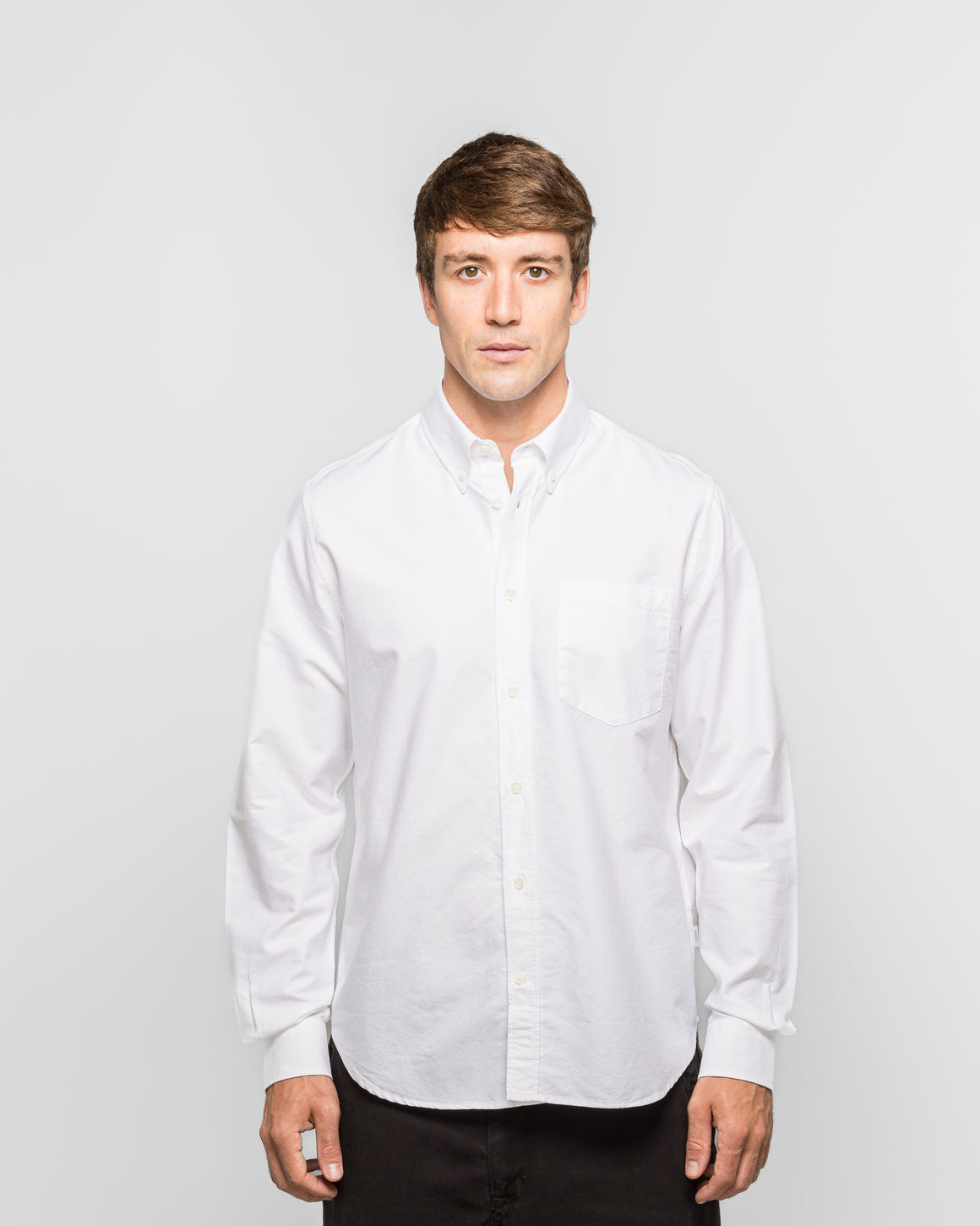 Norse Projects - Standard Oxford BD Shirt - White - UP THERE