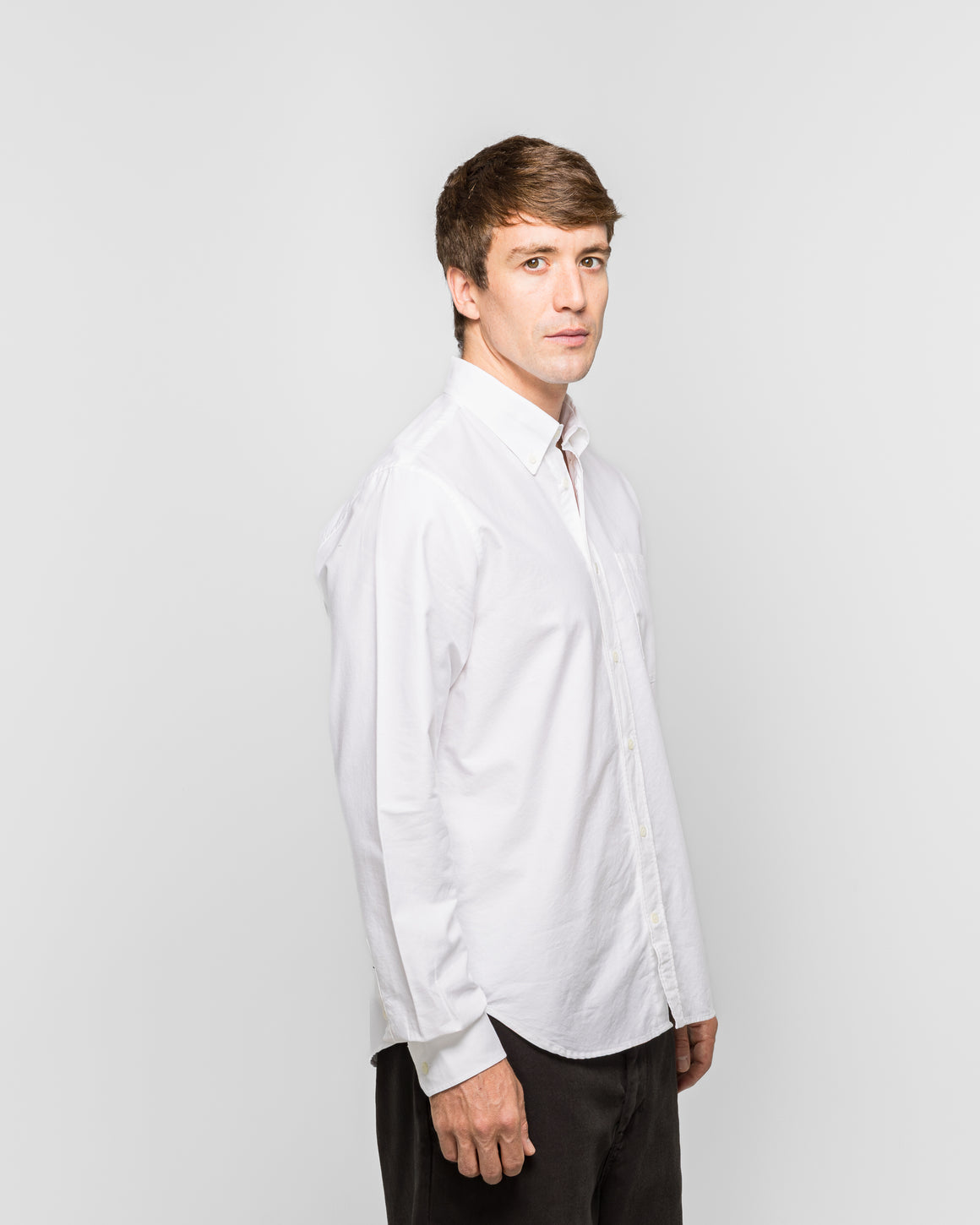 Norse Projects - Standard Oxford BD Shirt - White - UP THERE