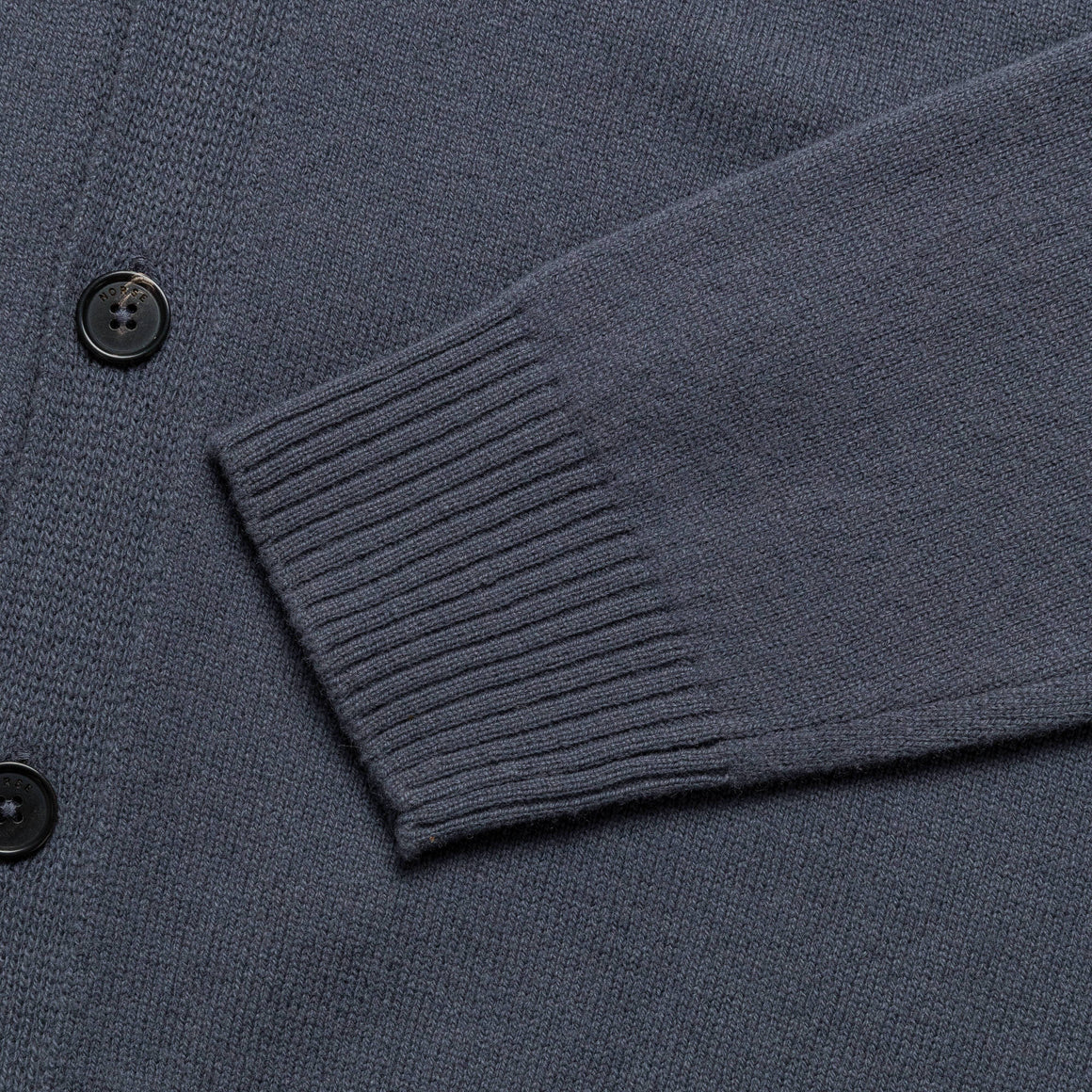 Norse Projects - Standard Merino Lambswool Cardigan - Orion Blue - UP THERE