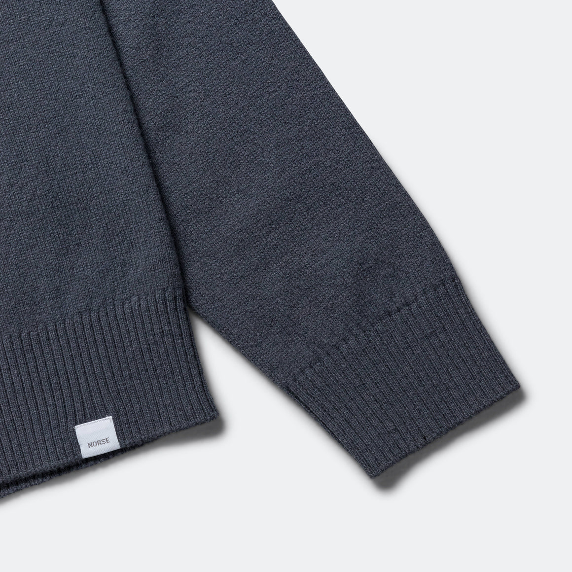 Norse Projects - Standard Merino Lambswool Cardigan - Orion Blue - UP THERE