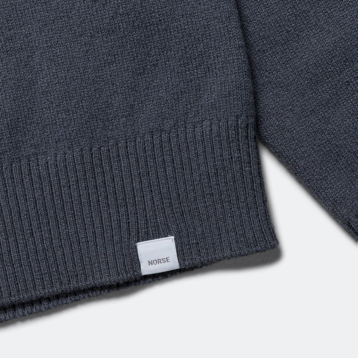 Norse Projects - Standard Merino Lambswool Cardigan - Orion Blue - UP THERE