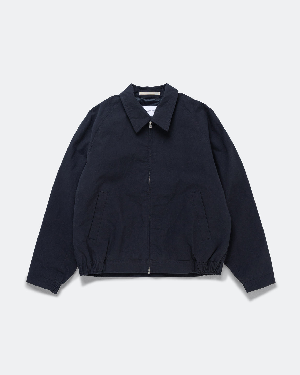 Norse Projects - Stensholt Buff Cotton Blouson - Dark Navy - UP THERE