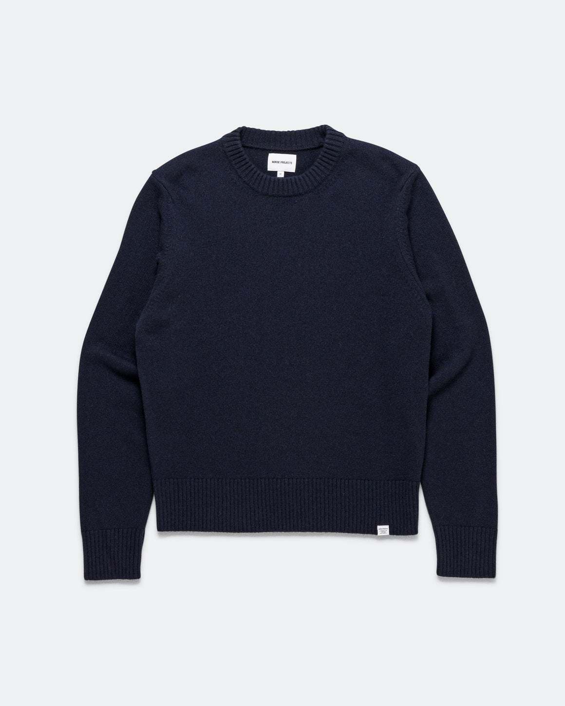 Norse Projects - Stensmark Merino Lambswool Sweater - Dark Navy - UP THERE