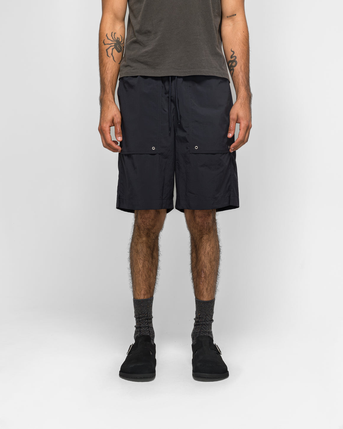 Norse Projects - Sund Relaxed Recycled Nylon Swimmers - Dark Navy - UP THERE
