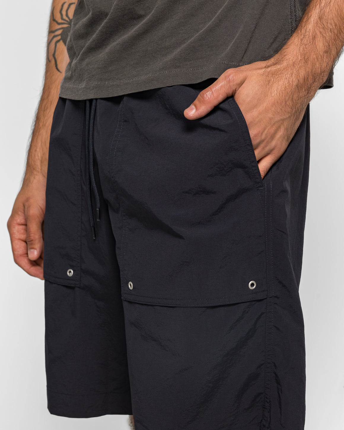 Norse Projects - Sund Relaxed Recycled Nylon Swimmers - Dark Navy - UP THERE