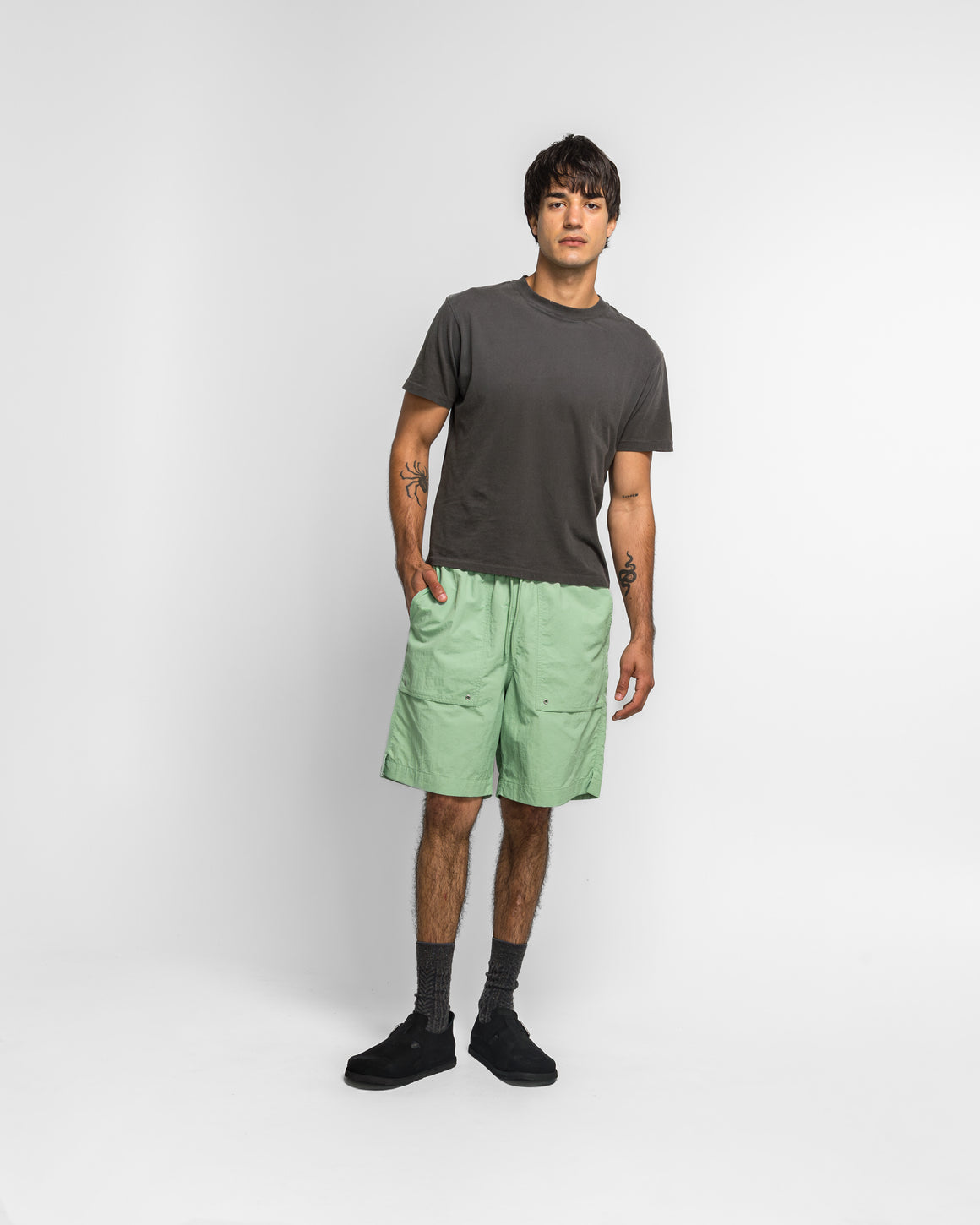 Norse Projects - Sund Relaxed Recycled Nylon Swimmers - Peapod - UP THERE