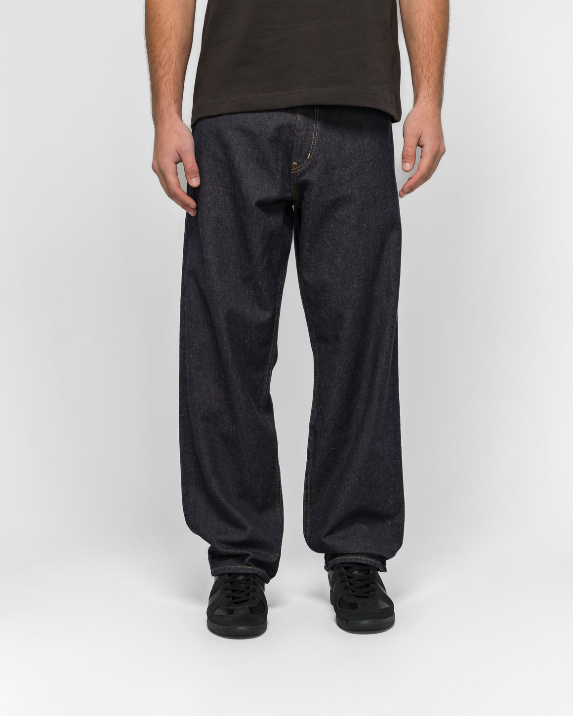 Norse Projects - Tvedalen Regular Broken Twill Cotton Linen Denim - Indigo - UP THERE