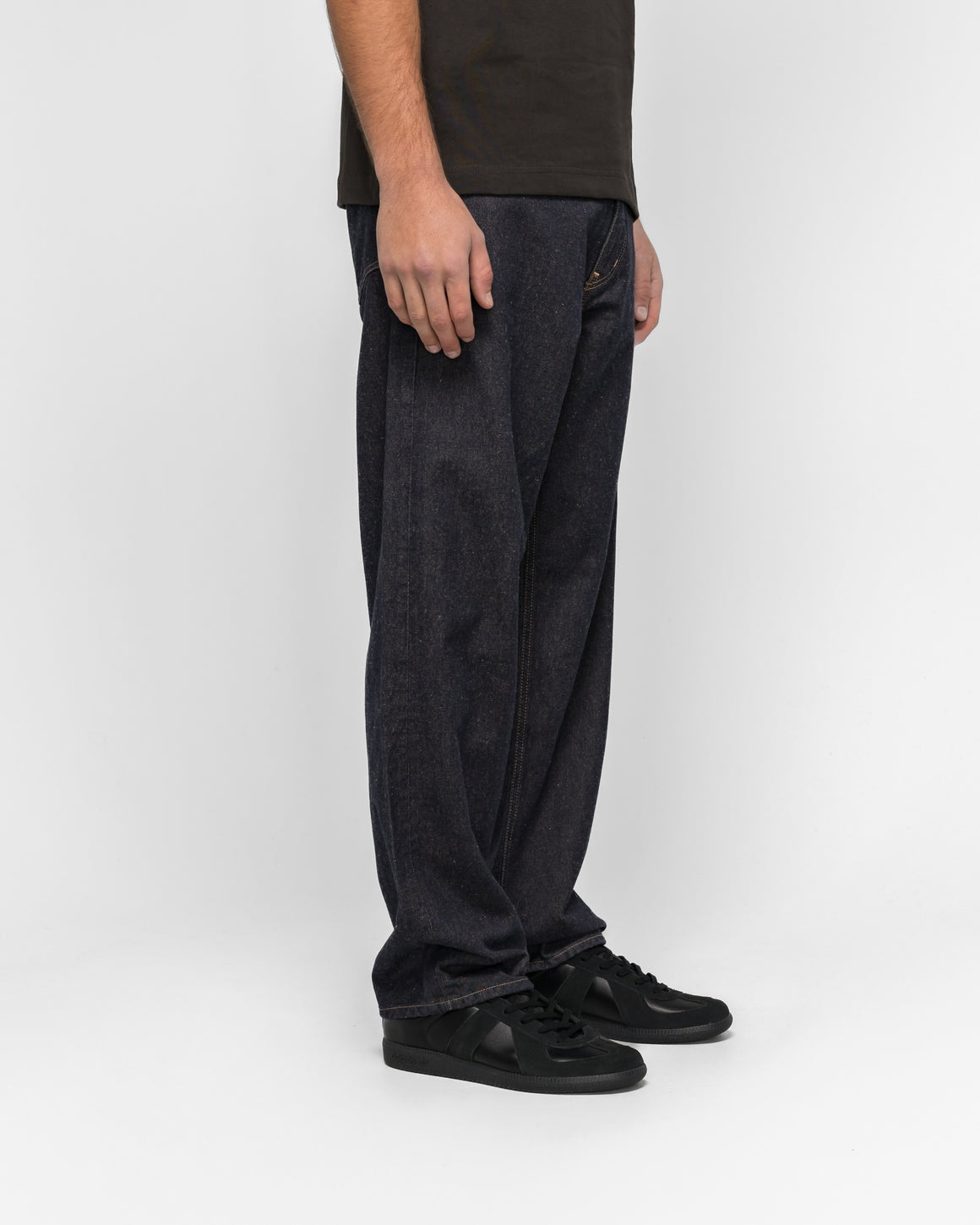 Norse Projects - Tvedalen Regular Broken Twill Cotton Linen Denim - Indigo - UP THERE
