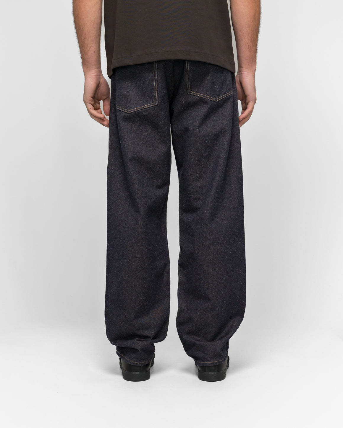 Norse Projects - Tvedalen Regular Broken Twill Cotton Linen Denim - Indigo - UP THERE