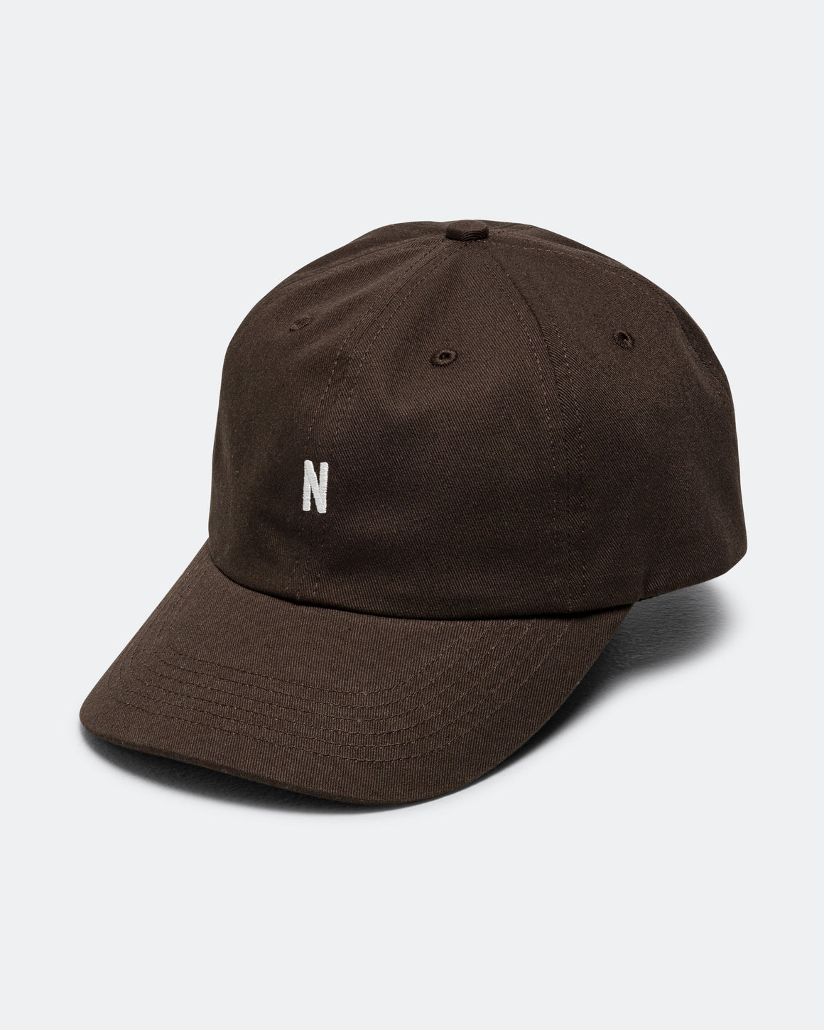 Norse Projects - Twill Sports Cap - Espresso - UP THERE