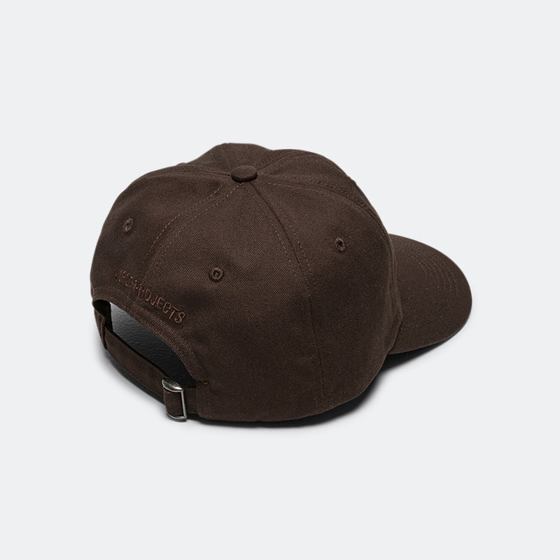 Norse Projects - Twill Sports Cap - Espresso - UP THERE