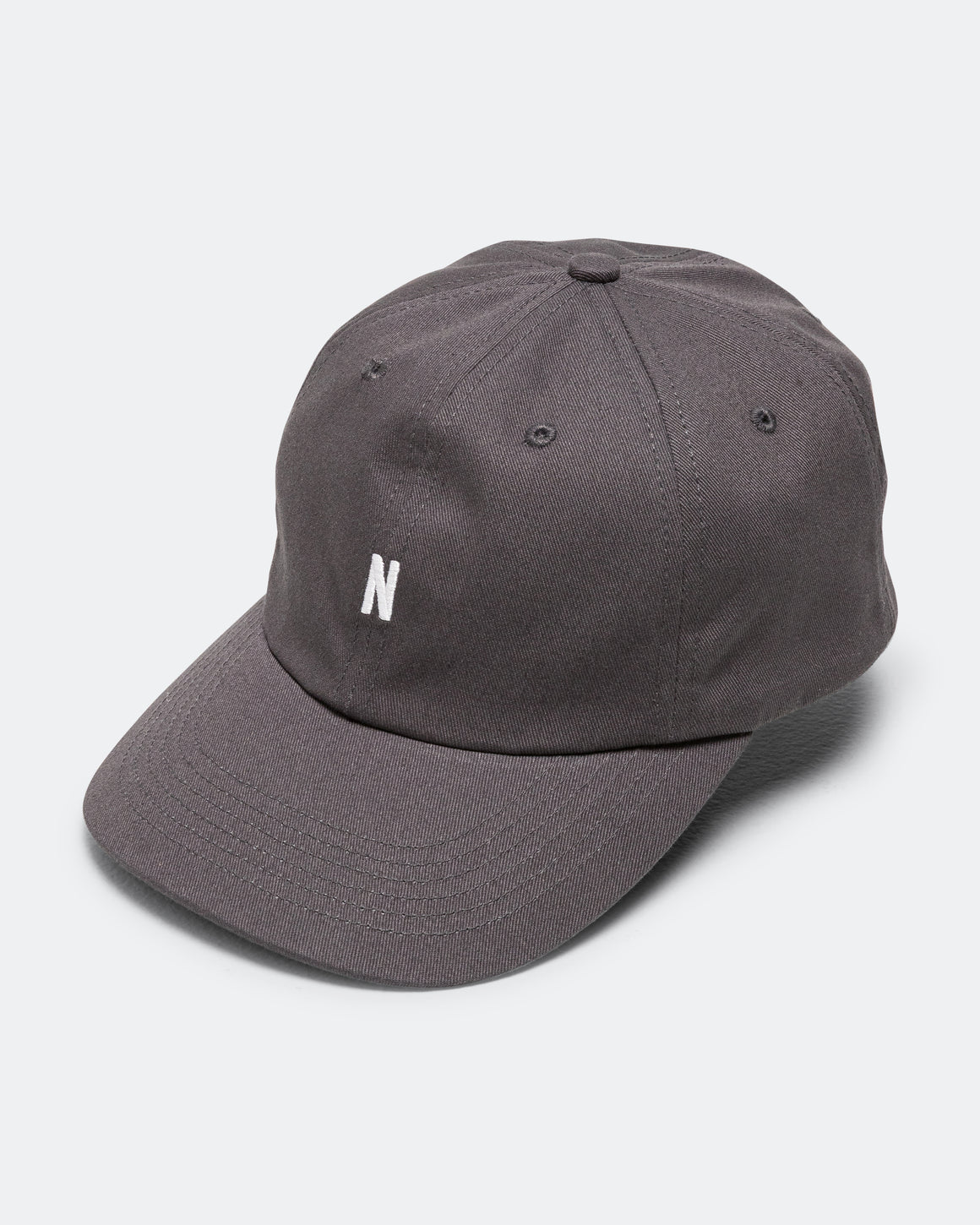 Norse Projects - Twill Sports Cap - Magnet Grey - UP THERE