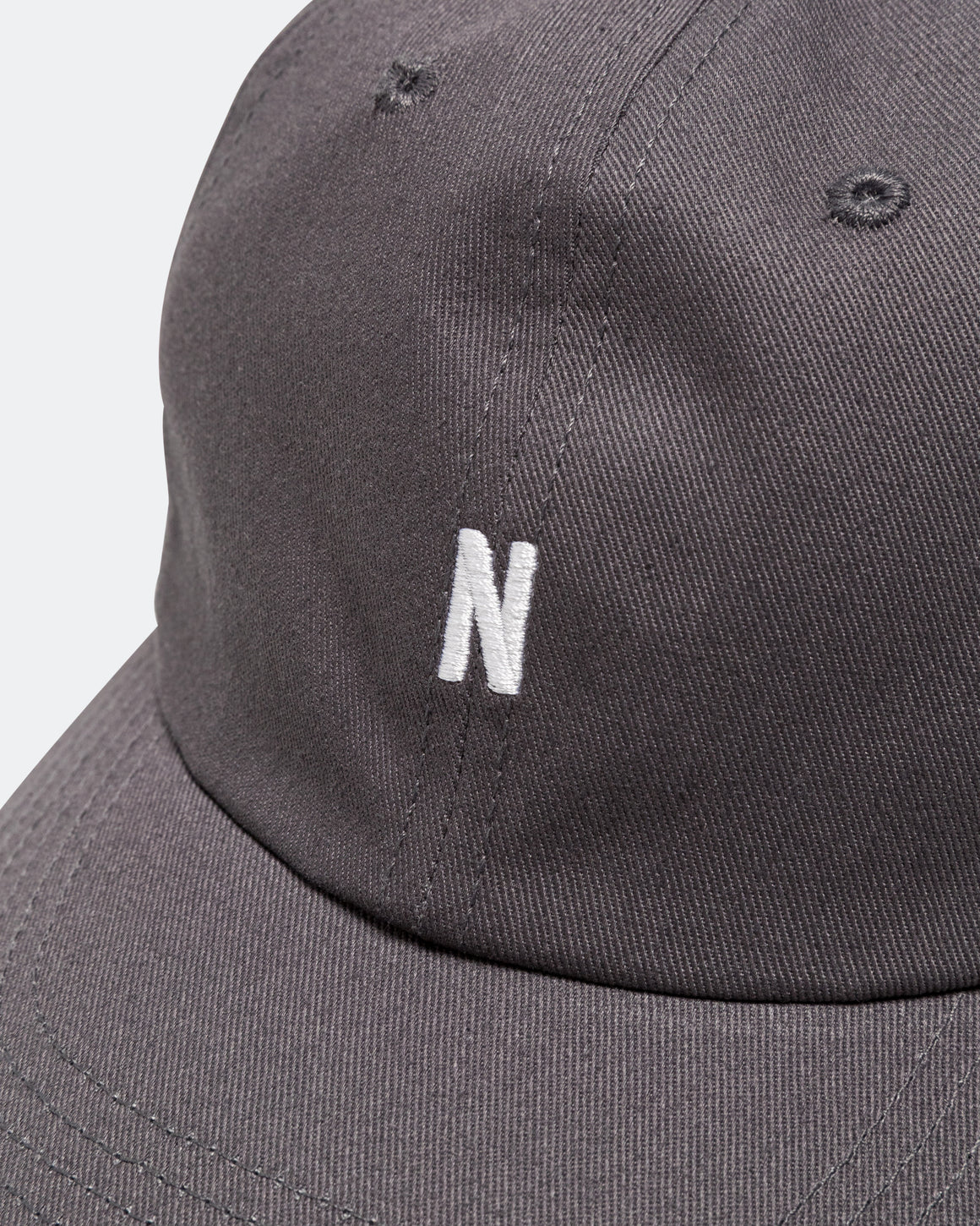 Norse Projects - Twill Sports Cap - Magnet Grey - UP THERE