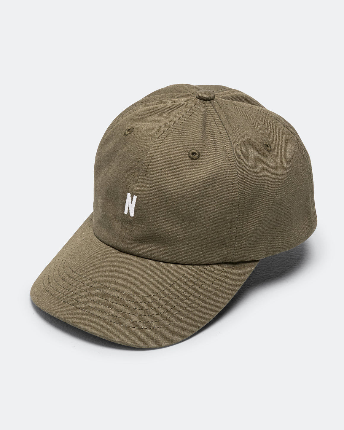 Norse Projects - Twill Sports Cap - Olive Night - UP THERE
