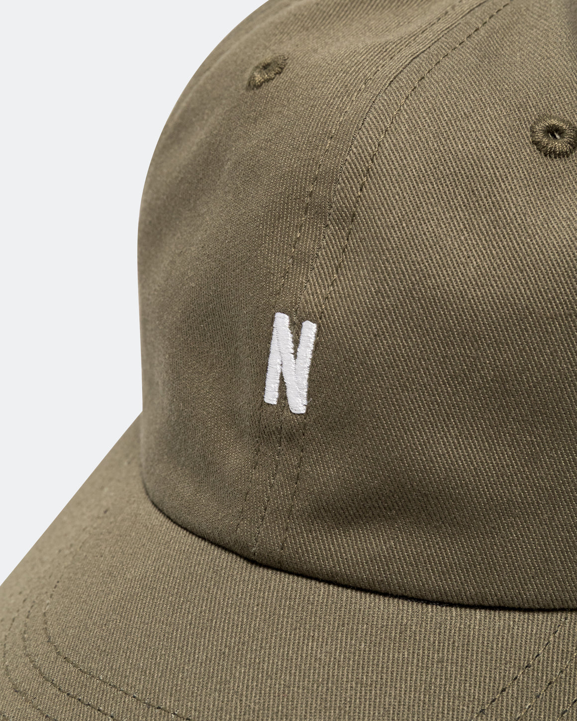 Norse Projects - Twill Sports Cap - Olive Night - UP THERE