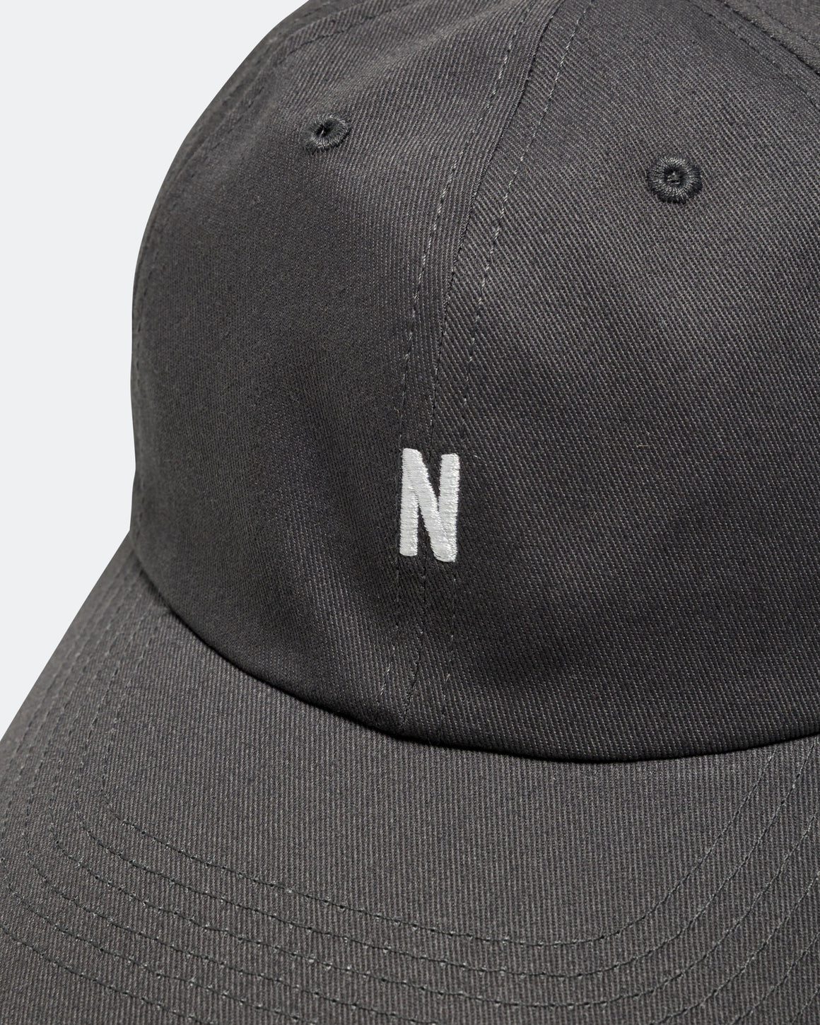 Norse Projects - Twill Sports Cap - Magnet Grey - UP THERE