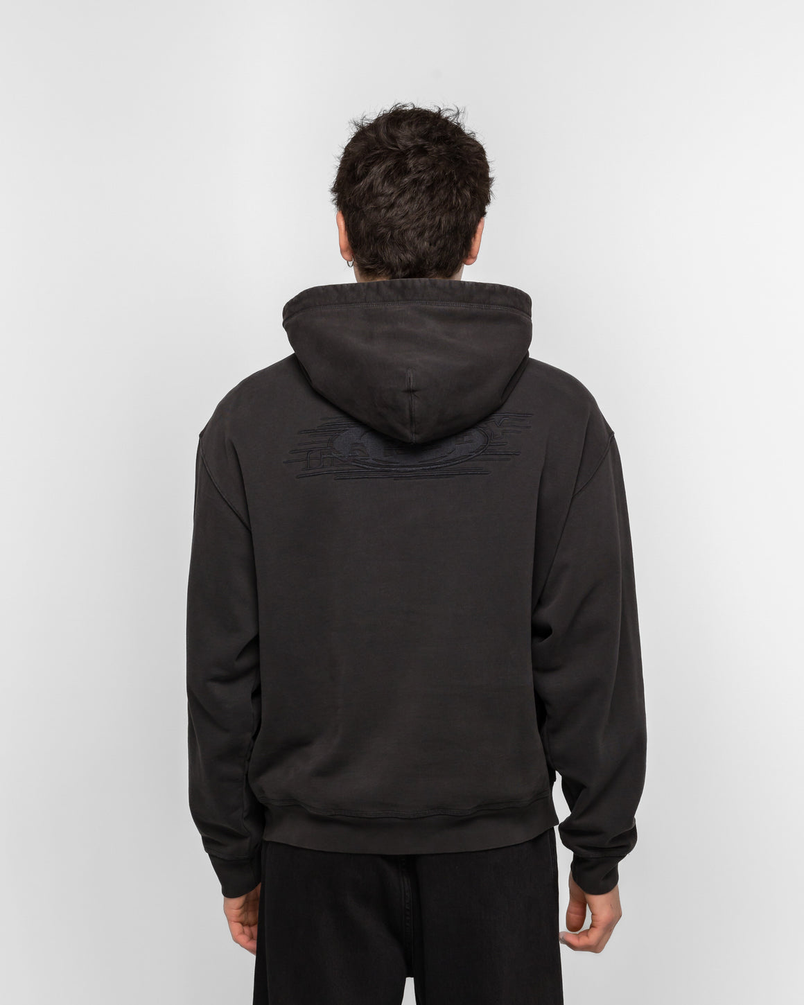 Oakley - Echo Mod Embroidered Hoodie - Pitch Black - UP THERE