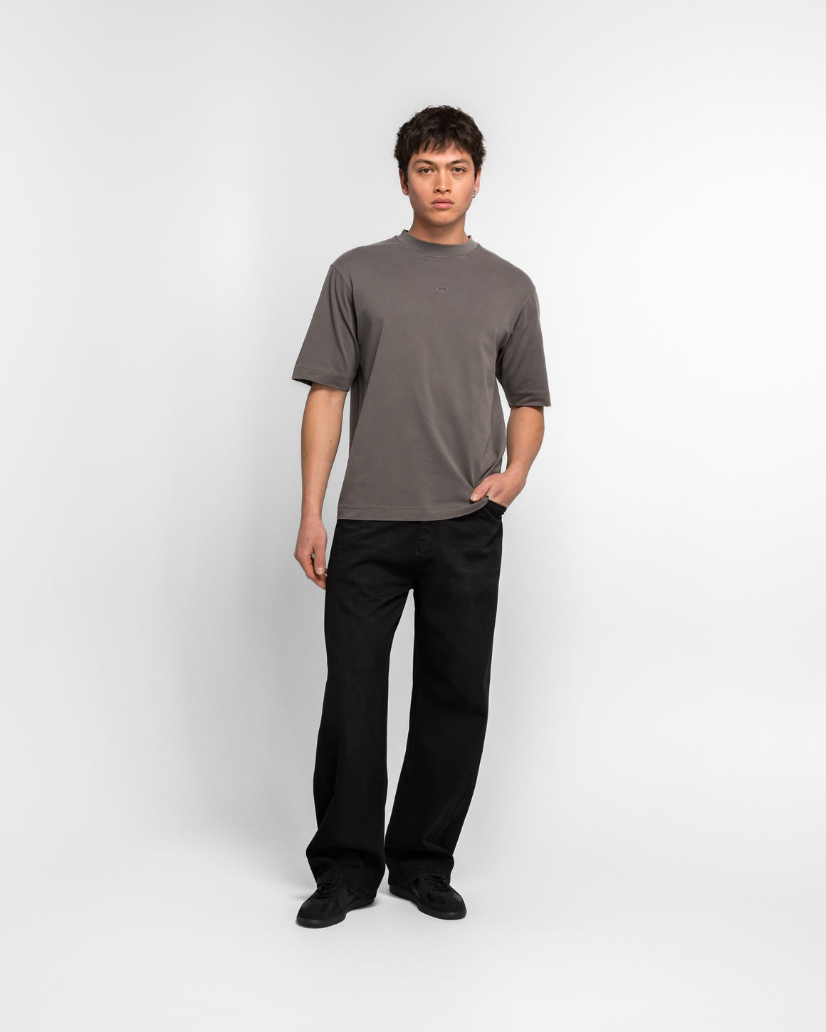 Oakley - Reserve Strato One Icon Tee - Granite Gray - UP THERE