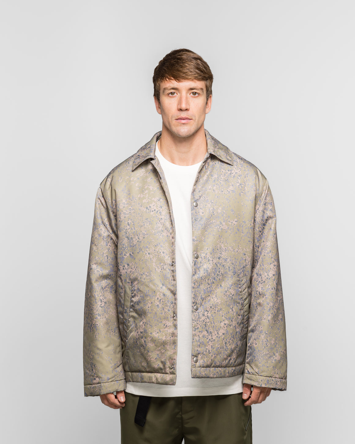 OAMC Peacemaker - Coach Jacket - Bark All Over Print - UP THERE
