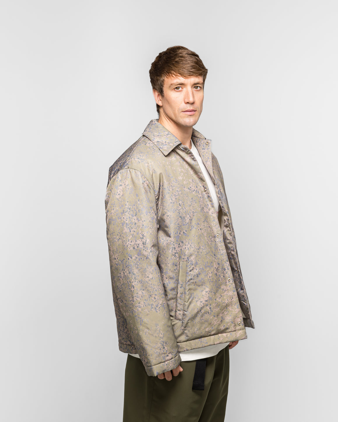 OAMC Peacemaker - Coach Jacket - Bark All Over Print - UP THERE