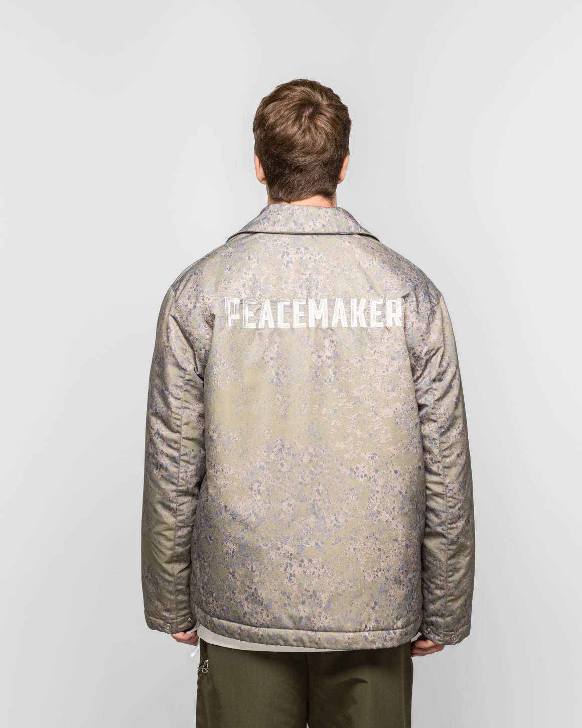 OAMC Peacemaker - Coach Jacket - Bark All Over Print - UP THERE