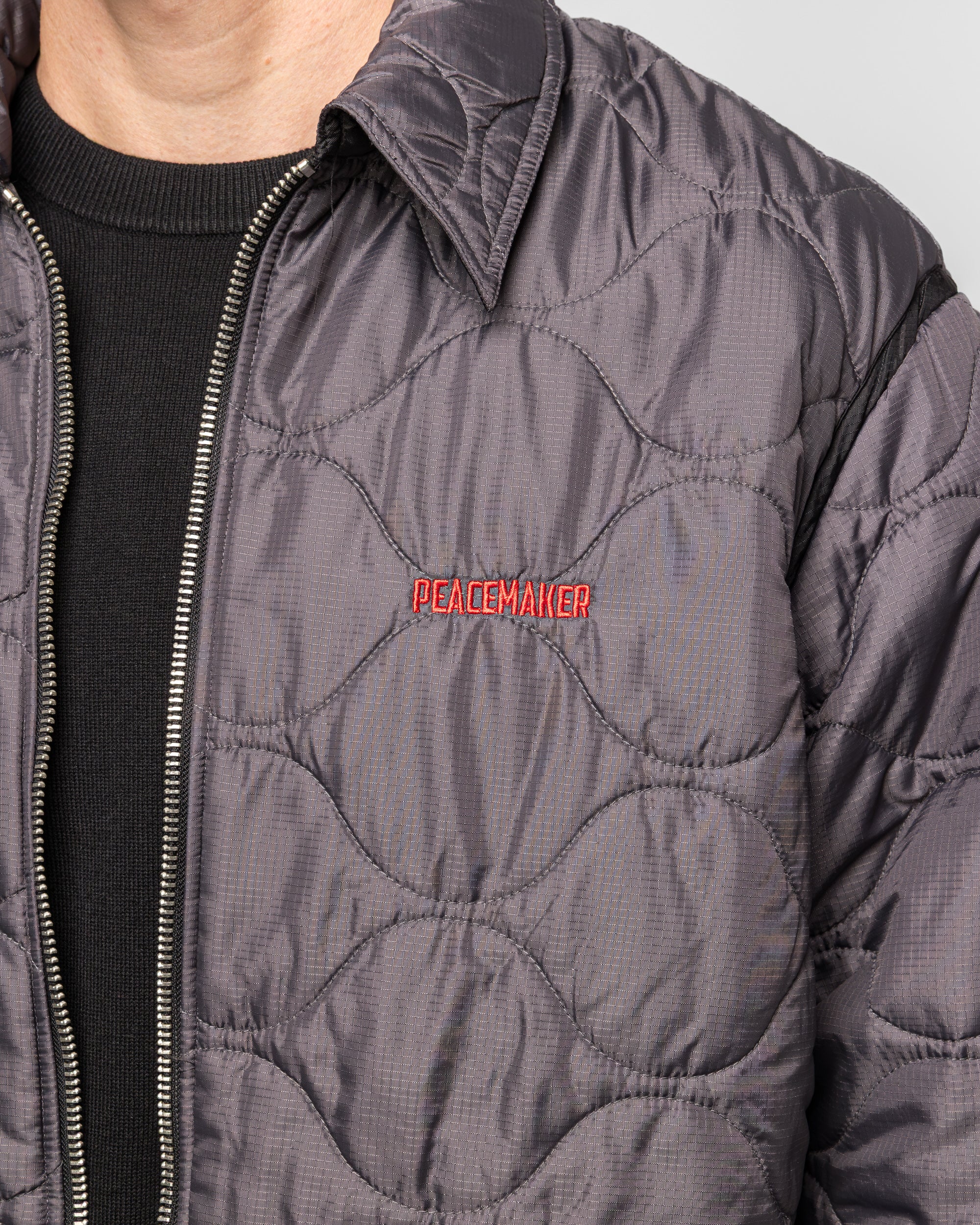 OAMC Peacemaker - Combat Overshirt - Black/Red | UP THERE