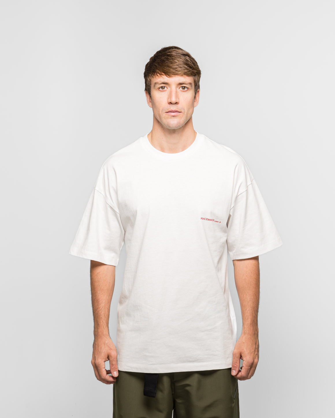 OAMC Peacemaker - Oversize Keys Print Tee - White - UP THERE