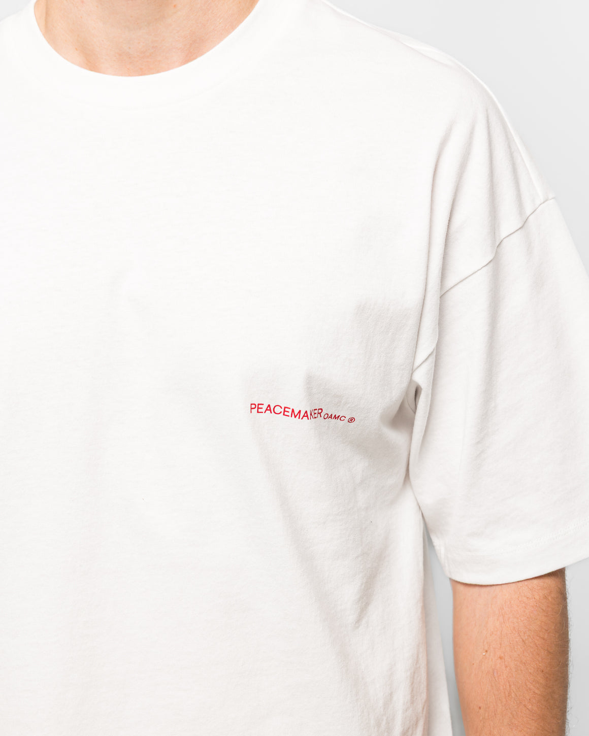 OAMC Peacemaker - Oversize Keys Print Tee - White - UP THERE