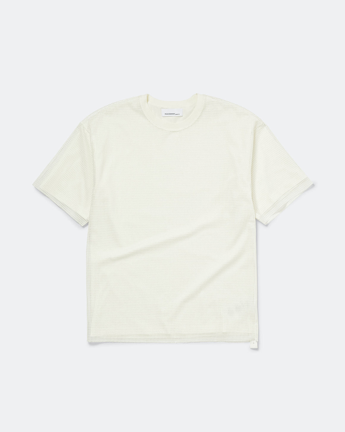 OAMC Peacemaker - Mesh Layer T-Shirt - White - UP THERE
