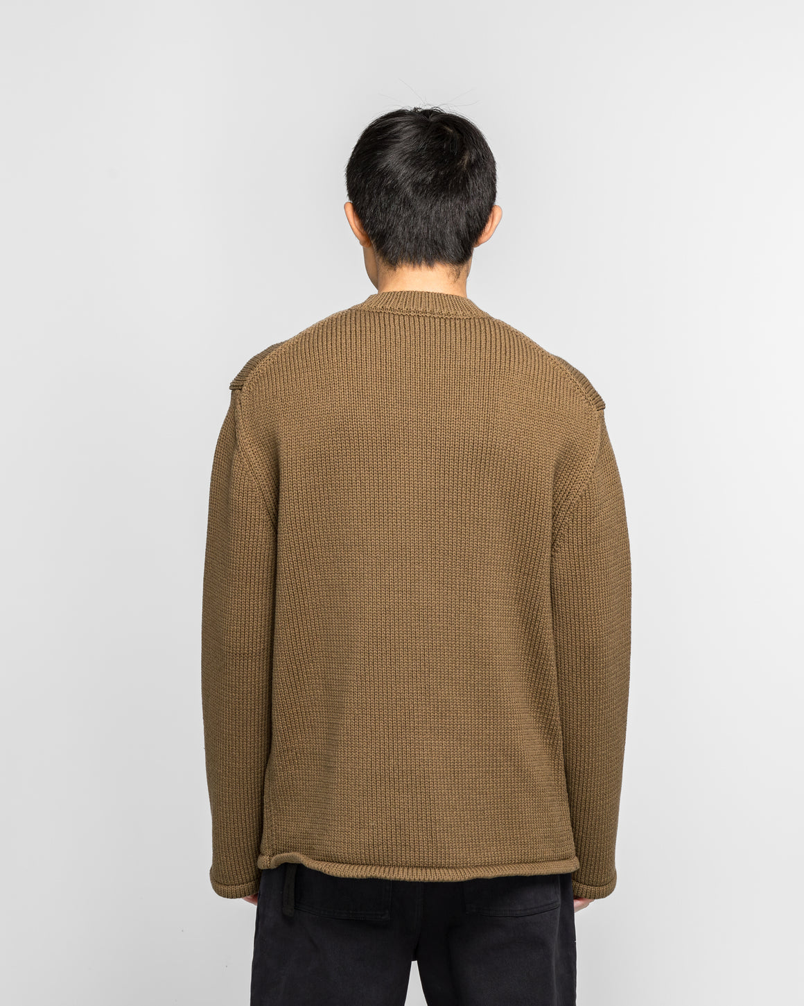 OAMC Peacemaker - Shoulder Zip Knit - Beige - UP THERE