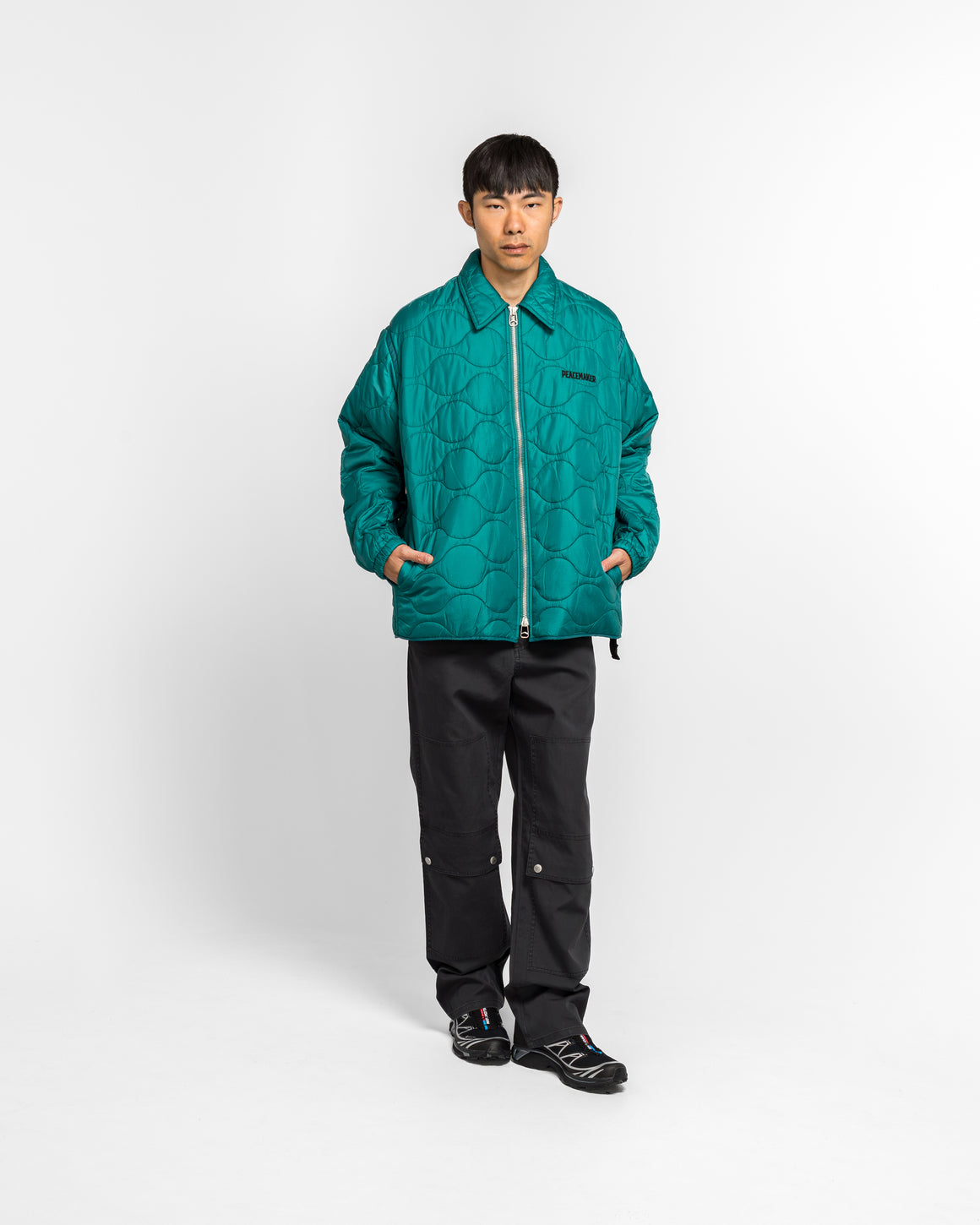 OAMC Peacemaker - Combat Overshirt - Forest Green - UP THERE