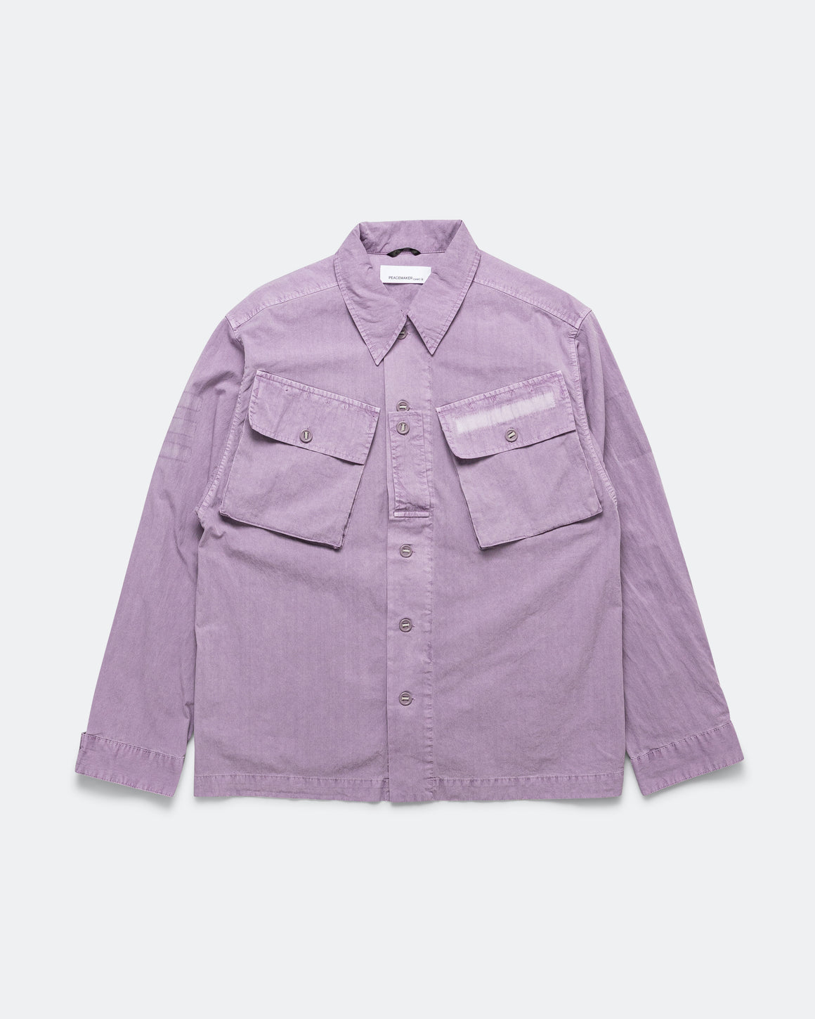 OAMC Peacemaker - Military Cargo Shirt - Lilac - UP THERE