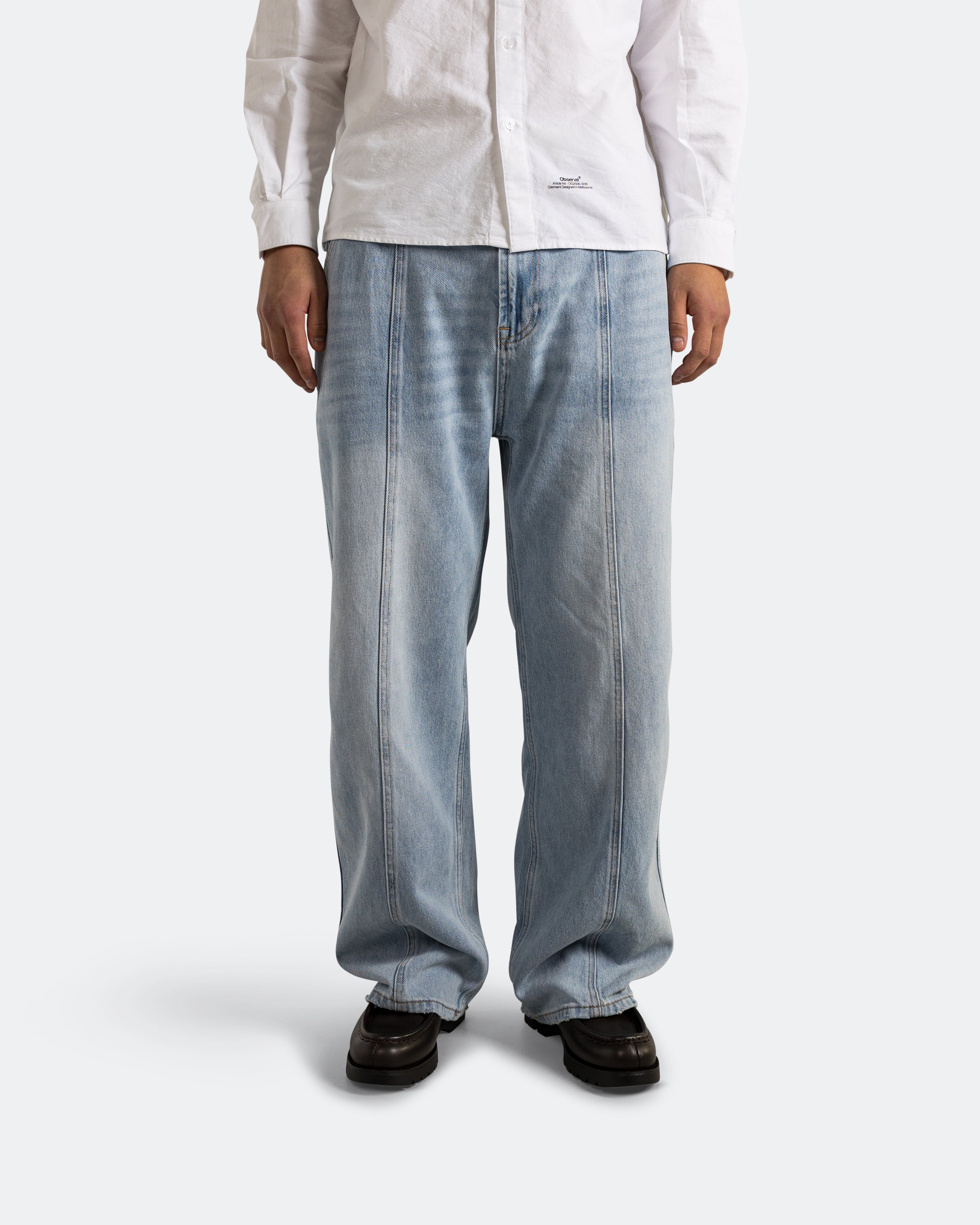 4 Panel Denim - Light Wash | UP THERE