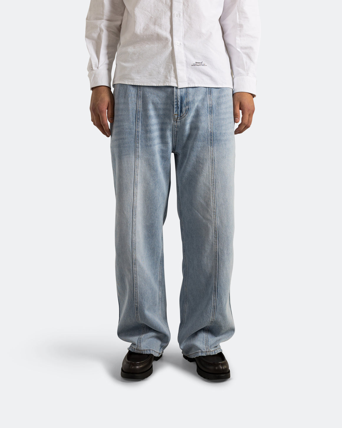 Observe - 4 Panel Denim - Light Wash - UP THERE