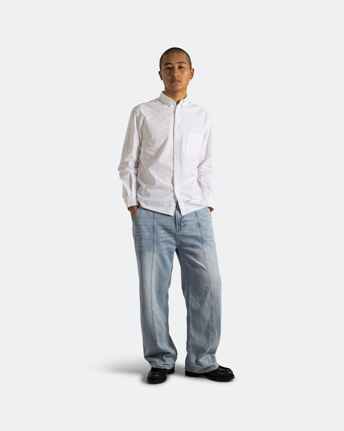 Observe - 4 Panel Denim - Light Wash - UP THERE