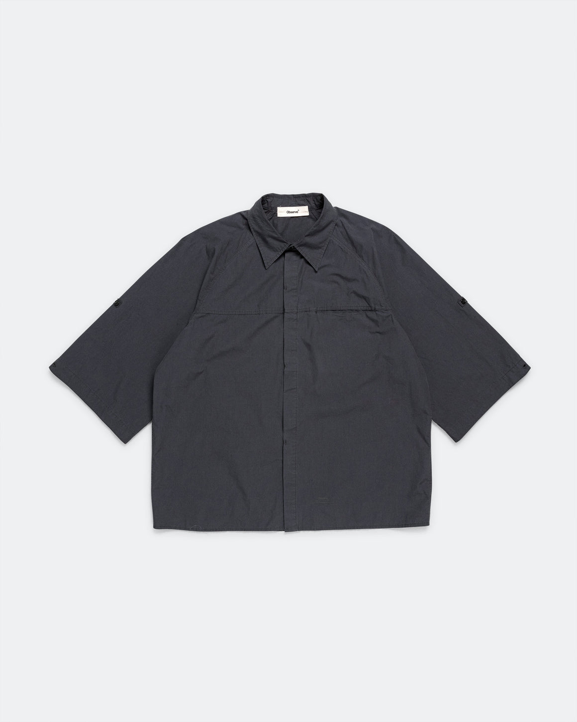 Observe - Cambia Panel Shirt - Charcoal Blue - UP THERE