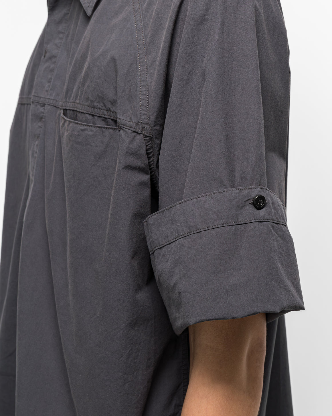 Observe - Cambia Panel Shirt - Charcoal Blue - UP THERE