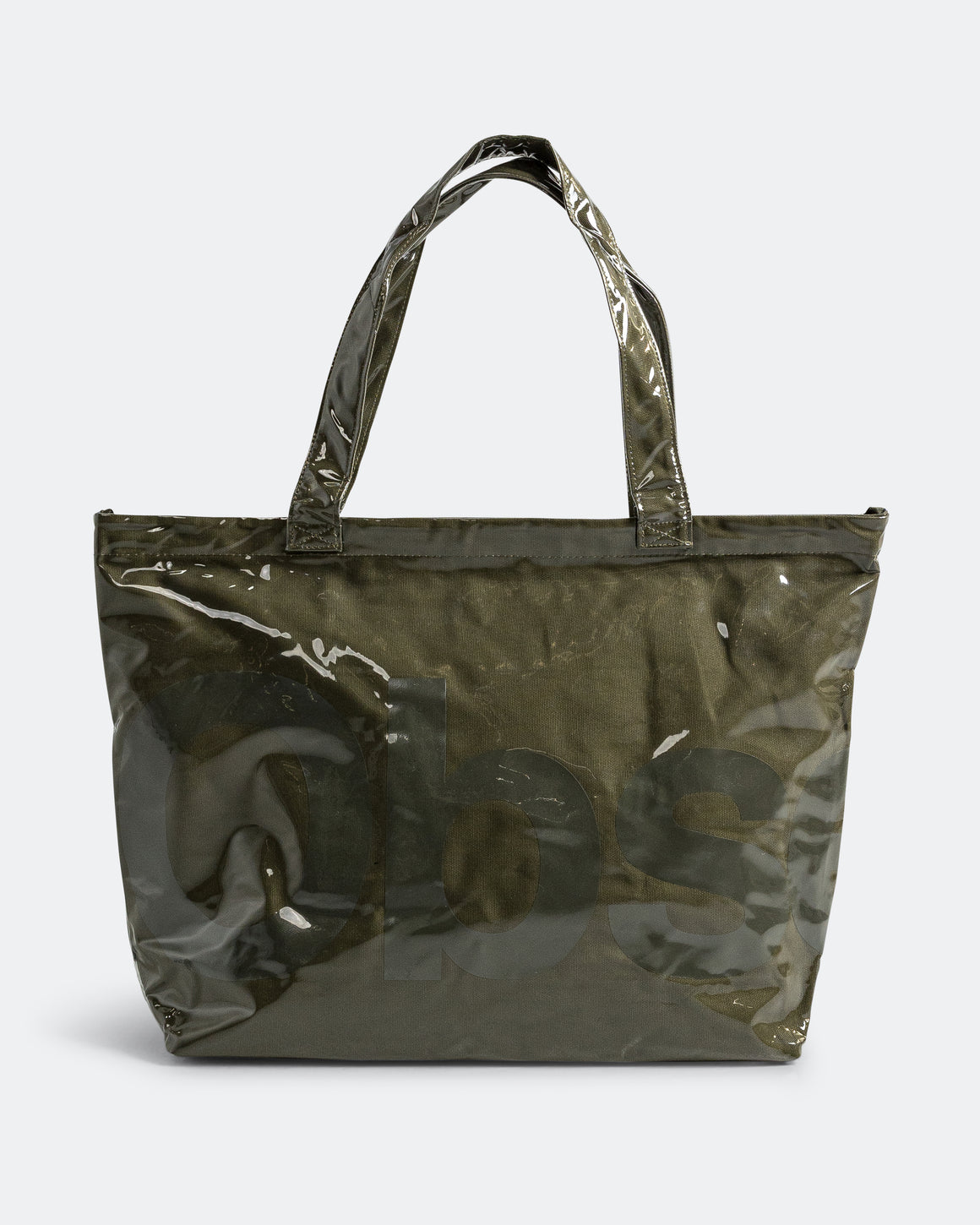 Observe - Classic Logo PVC Tote - Army - UP THERE