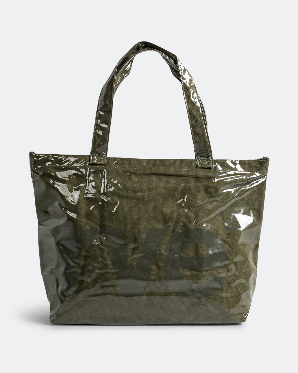 Observe - Classic Logo PVC Tote - Army - UP THERE