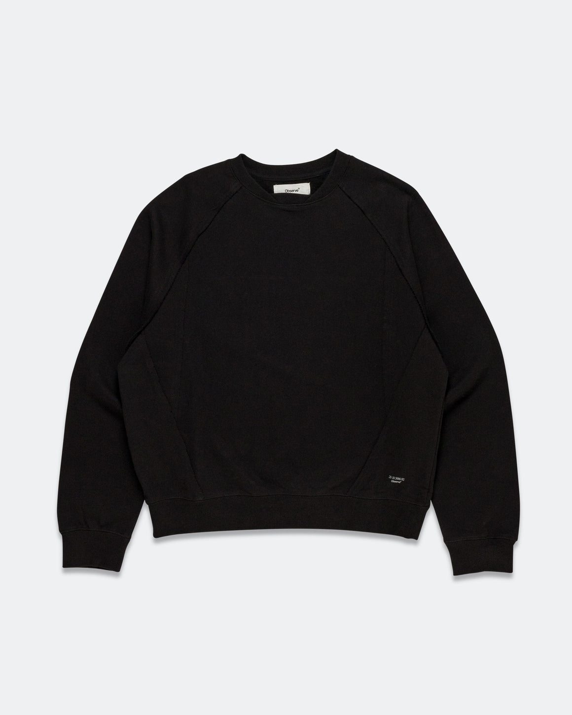 Observe - Layered Crewneck - Black - UP THERE