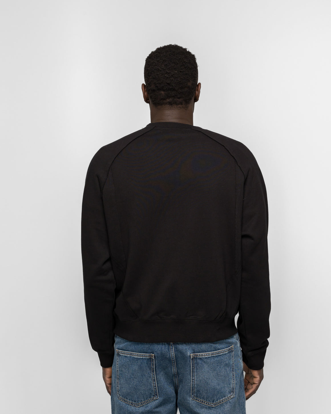 Observe - Layered Crewneck - Black - UP THERE