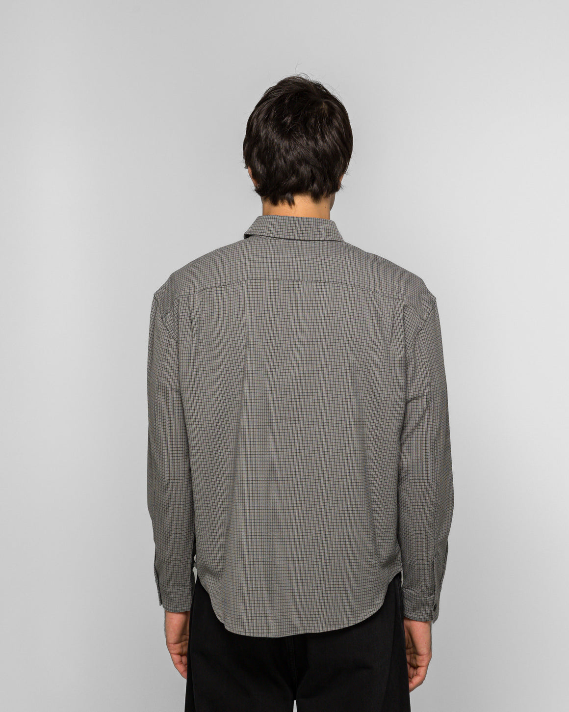 Observe - Plaid Shirt - Charcoal/Black - UP THERE