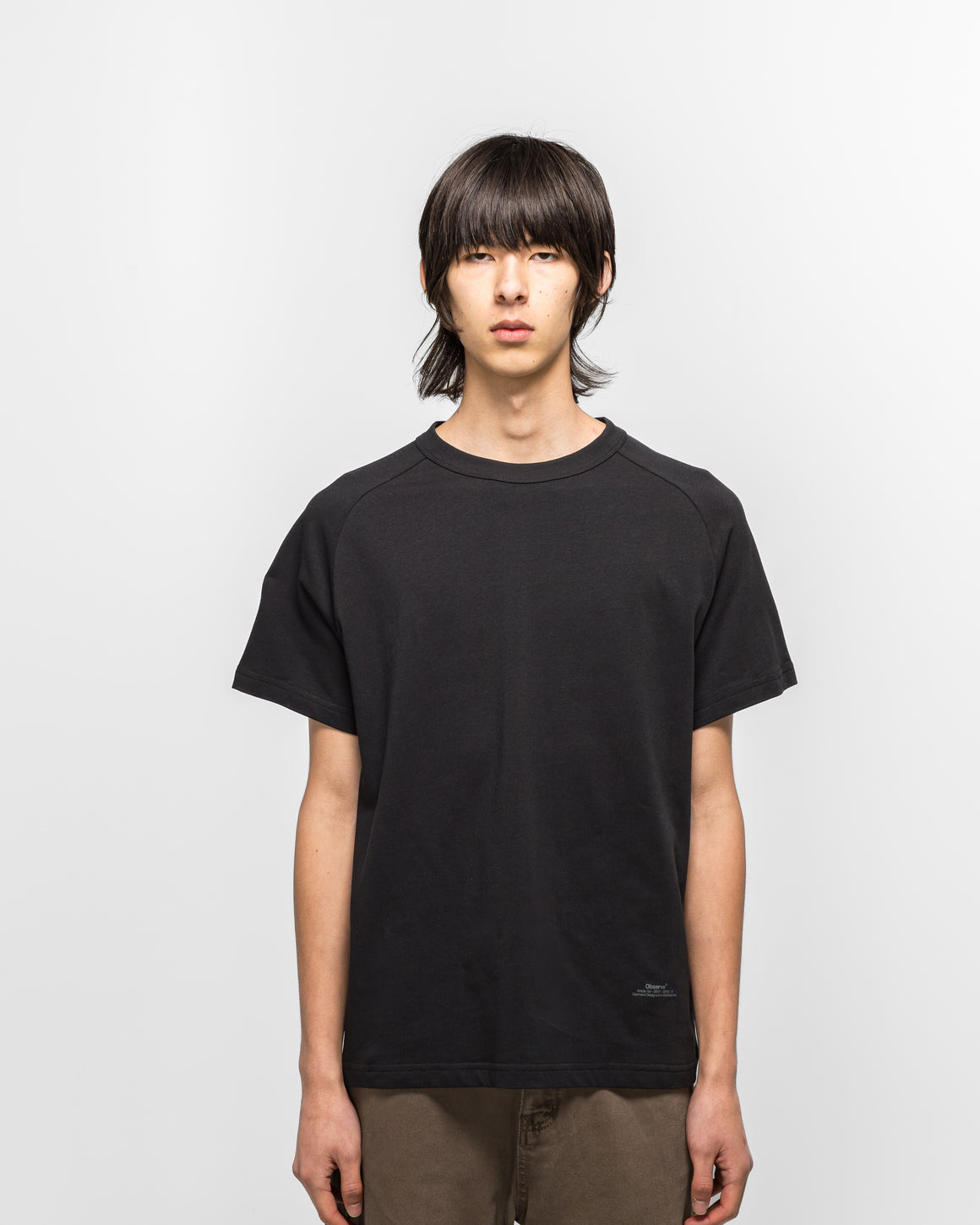 Observe - Raglan T-Shirt - Black - UP THERE