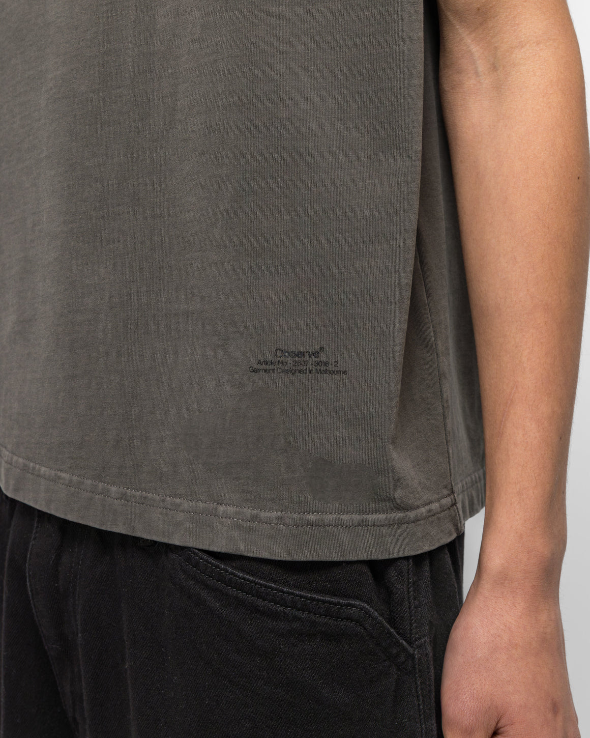 Observe - Raglan T-Shirt - Stone - UP THERE