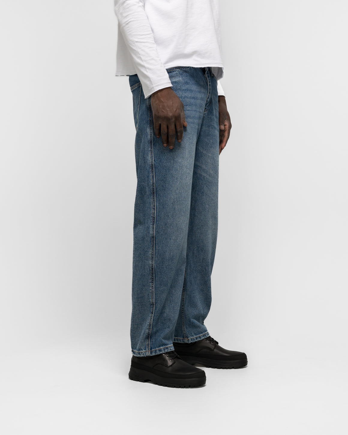Observe - Straight Cut Denim - Deep Washed Indigo - UP THERE