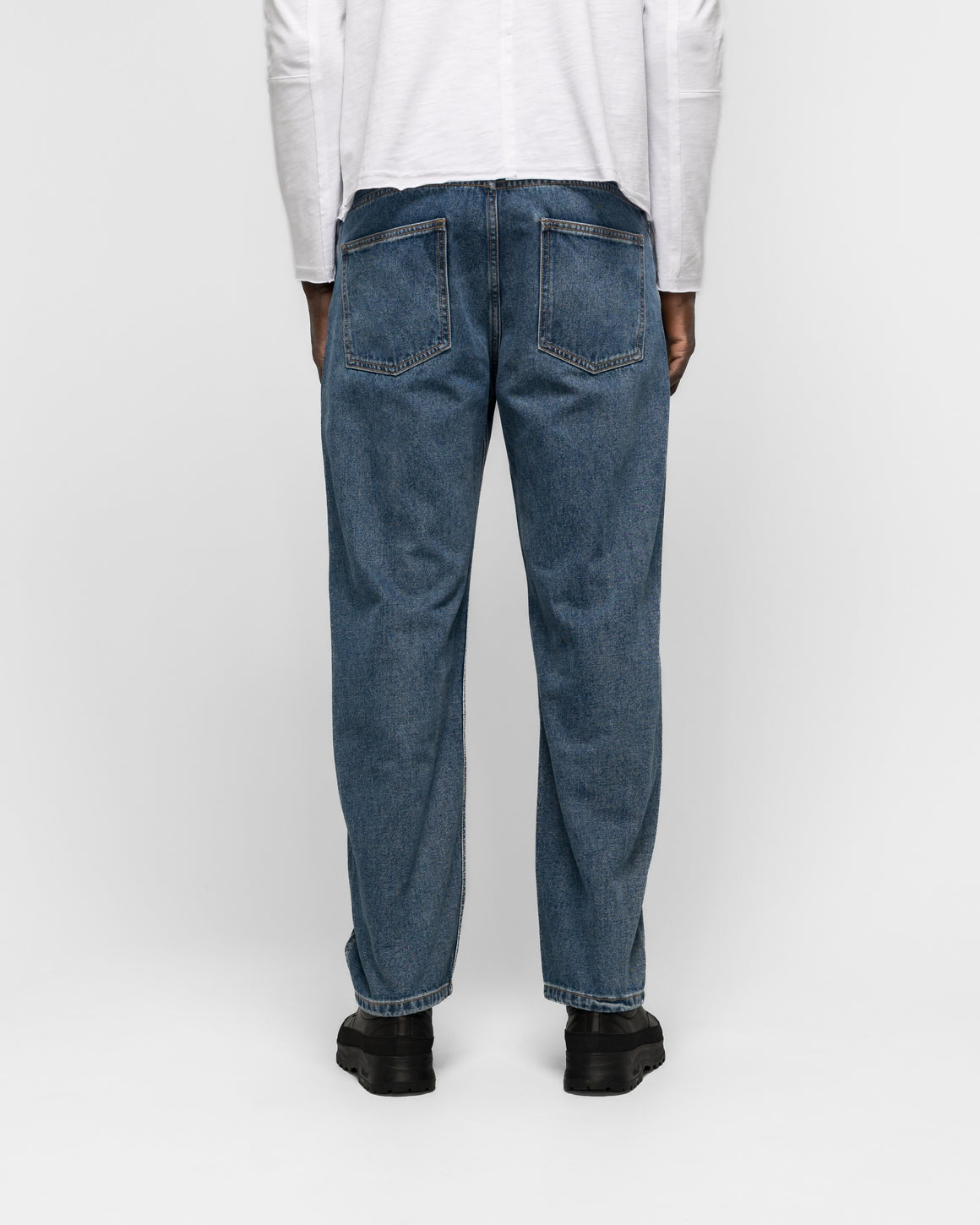 Observe - Straight Cut Denim - Deep Washed Indigo - UP THERE