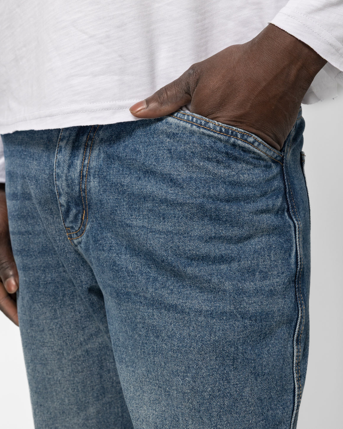 Observe - Straight Cut Denim - Deep Washed Indigo - UP THERE